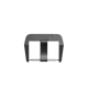 BR 01 - BR 03 microblasted titanium pin buckle with grey PVD finish