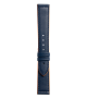 Bracelet en cuir de veau de couleur bleue avec doublure orange pour BR V1