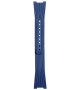 Bracelet en caoutchouc strié bleu  BR 05