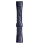 Correa de piel de aligátor azul para relojes BR 123 - BR 126 - BR V2 - BR V3
