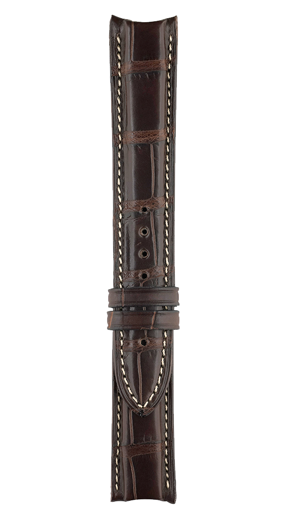 Vintage - Geneva - Function dark brown alligator strap