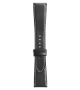 Bracelet en cuir de veau de couleur noire BR 123 - BR 126 - BR V2 - BR V3
