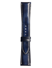 Bracelet en cuir de veau de couleur bleue BR 123 - BR 126 - BR V2 - BR V3