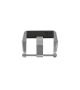 BR-X1 steel pin buckle with rubber insert