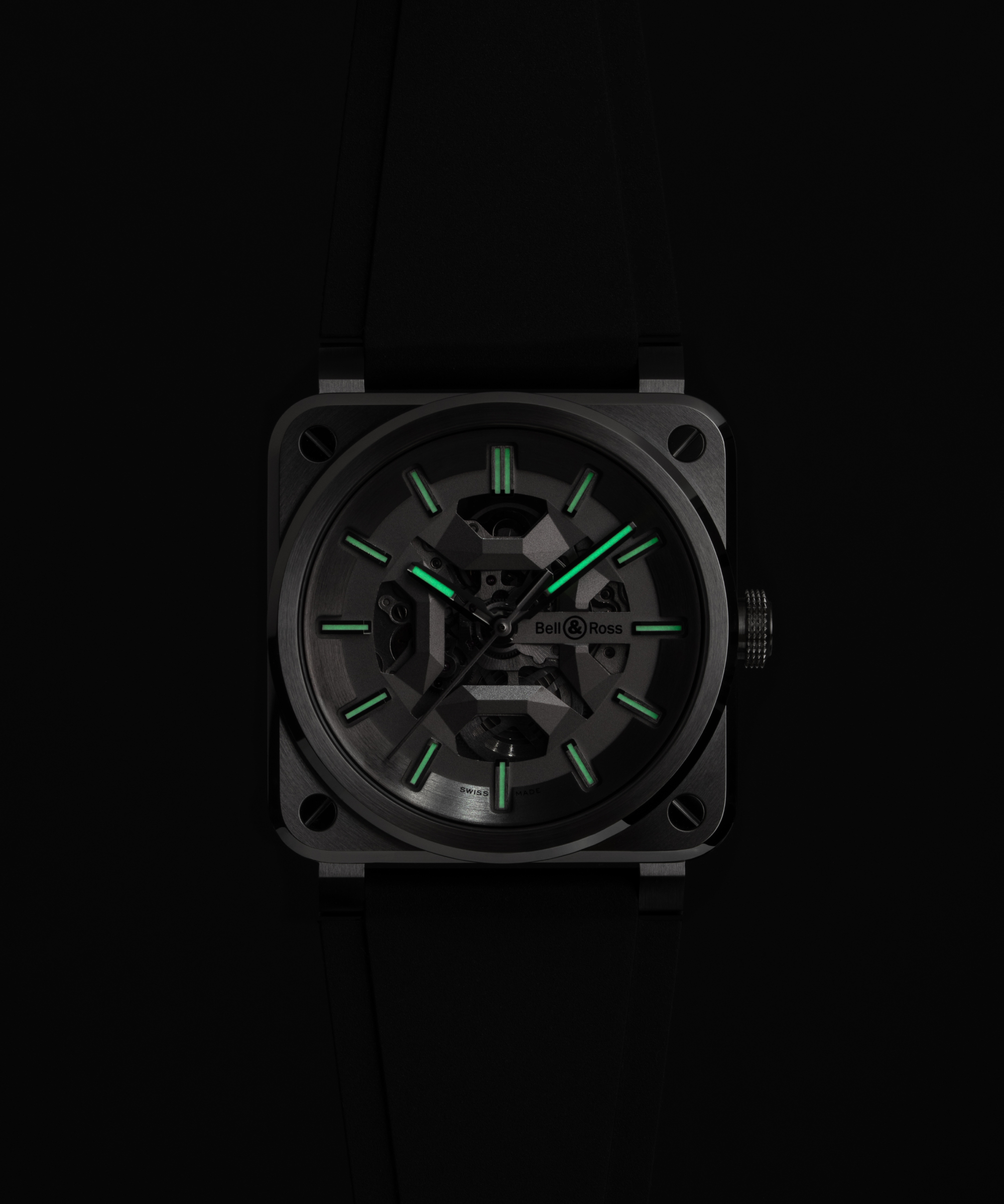 BR-03 Skeleton Grey Steel